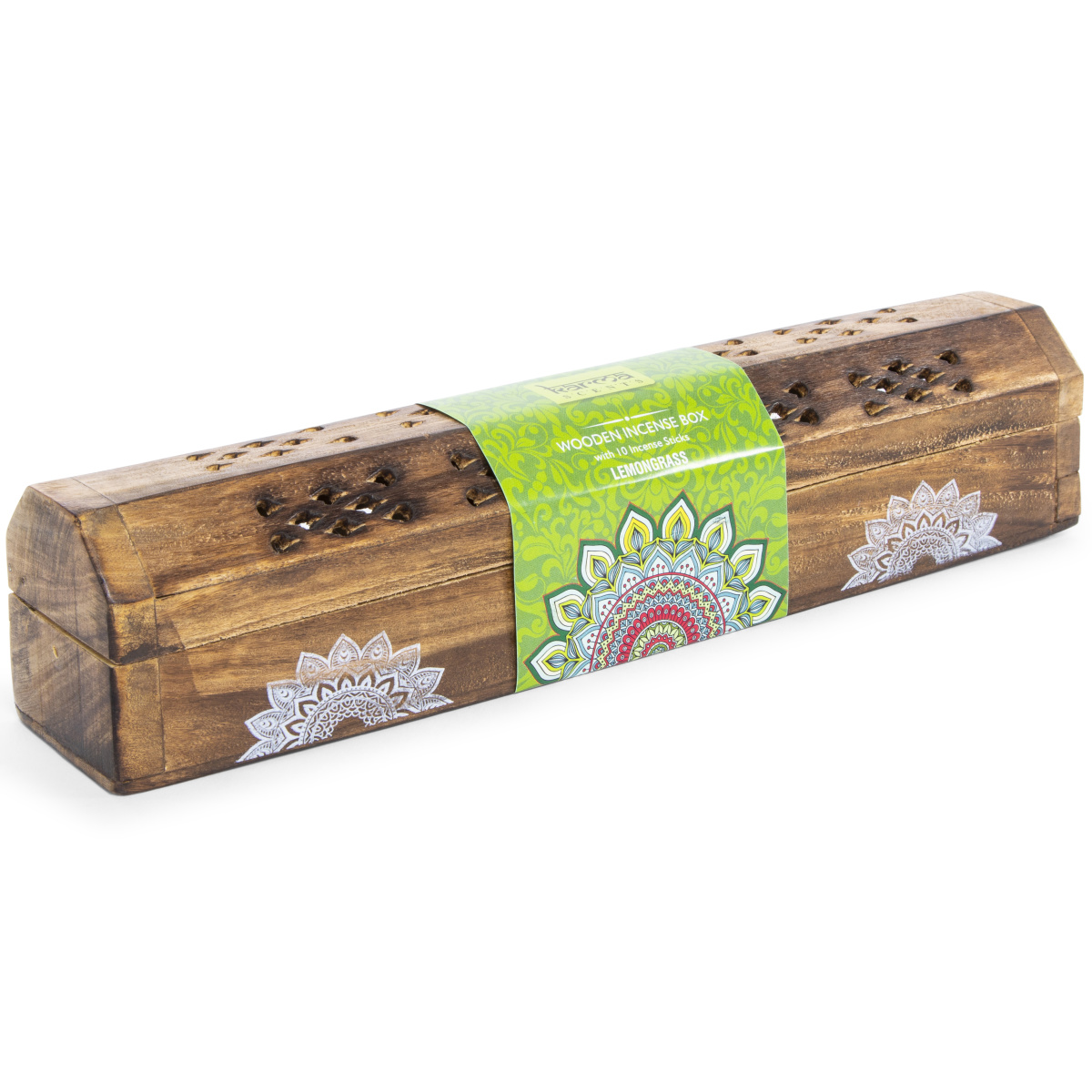 Wooden incense Box With 10 Sticks
