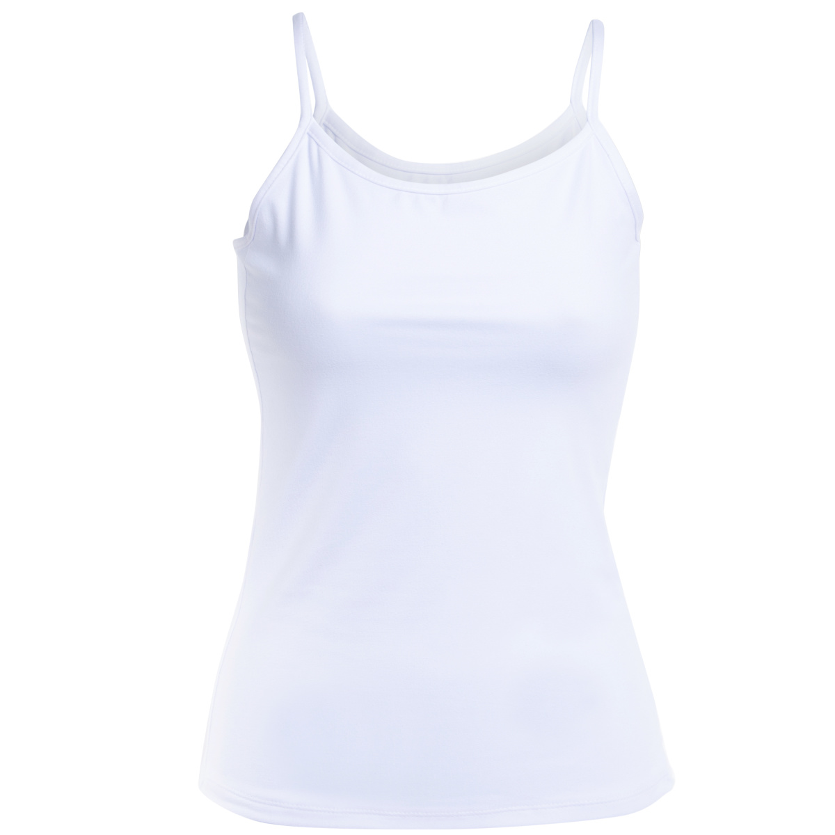 Juniors White Camisole Tank Top