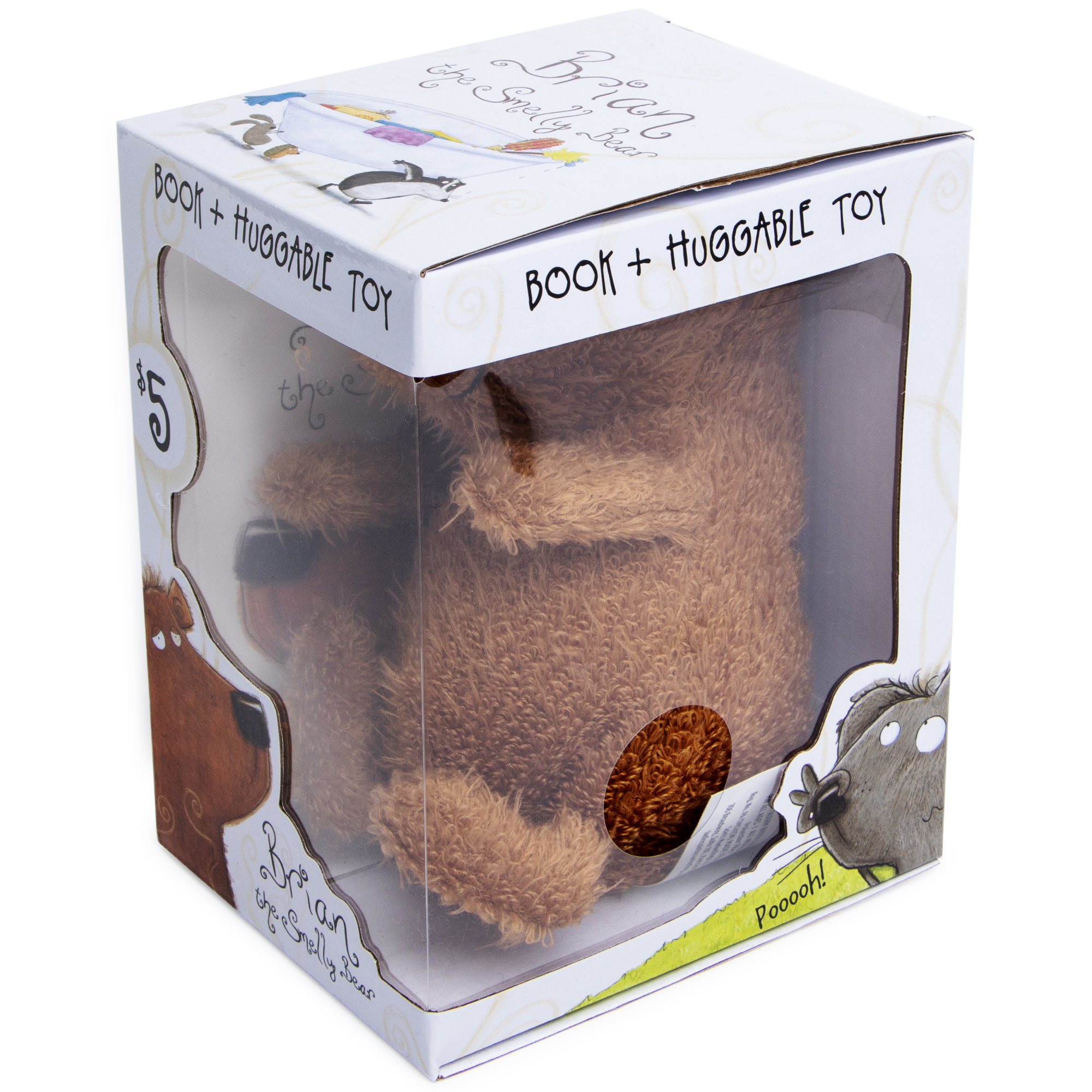 Brian The Smelly Bear' Book & Plush Toy Gift Set