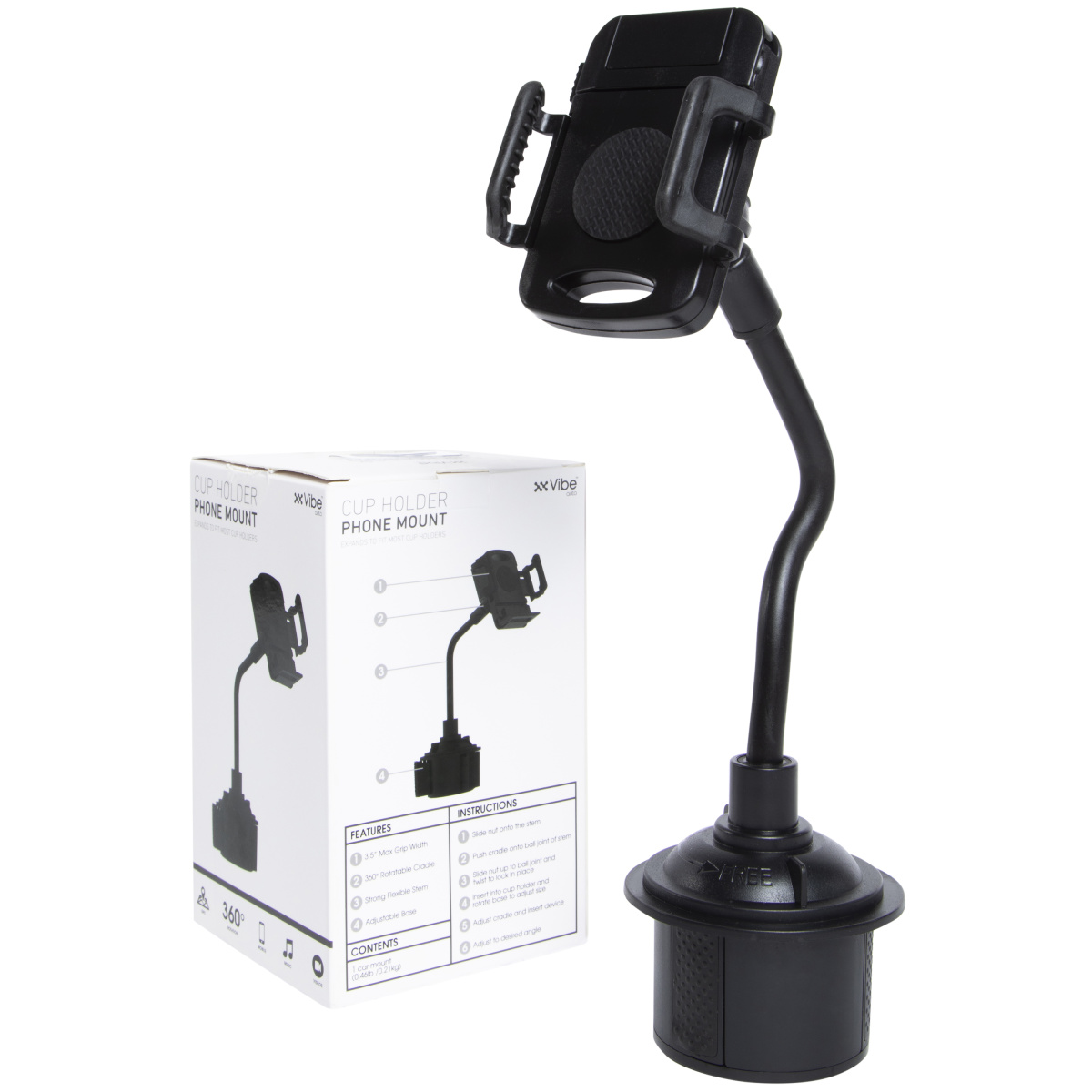 Cupholder Phone Car Mount