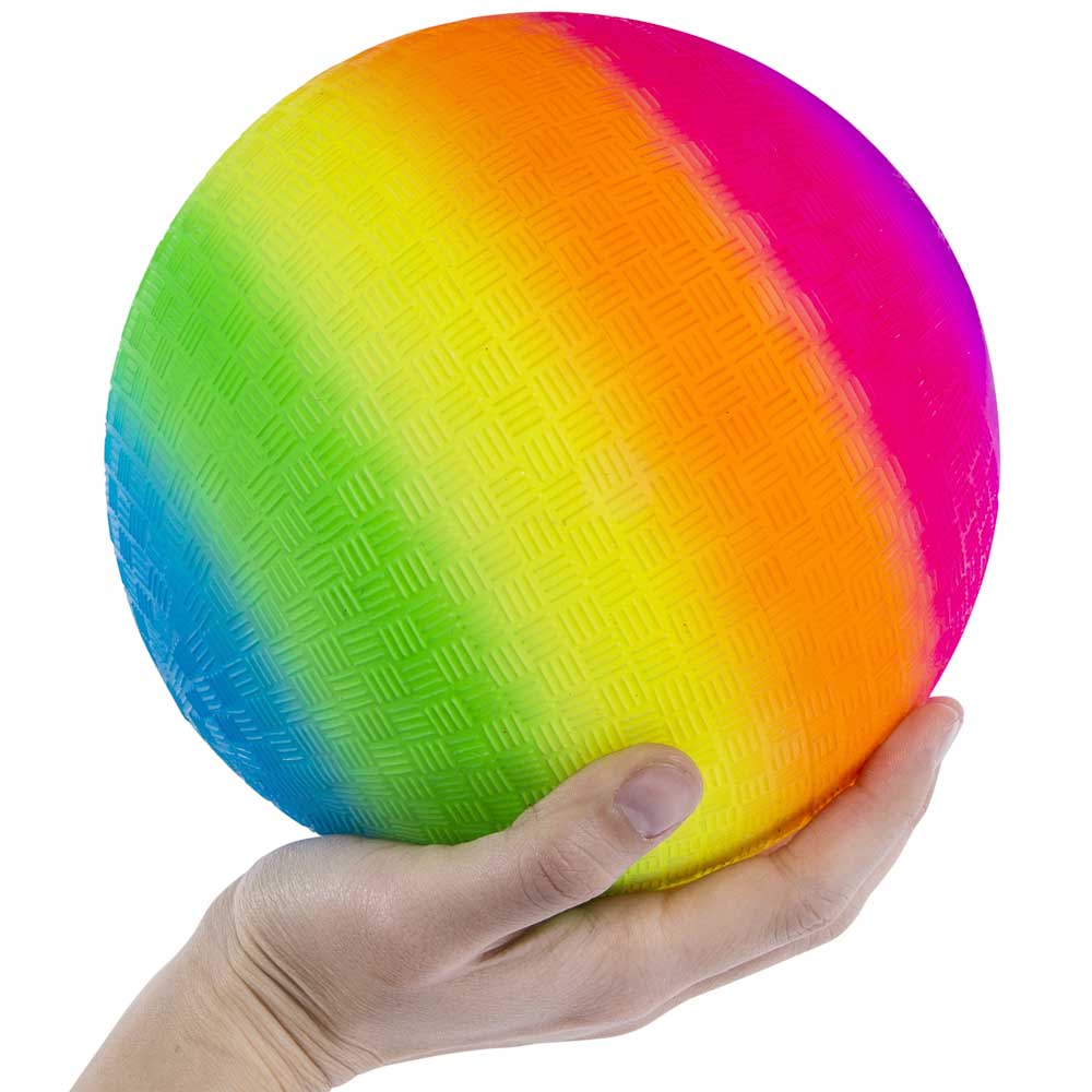 Rainbow Playground Ball 8.5in