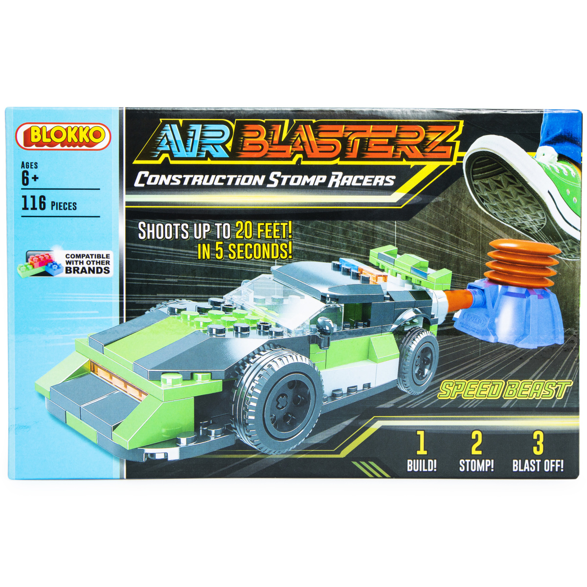 Air Blasterz Construction Stomp Racers
