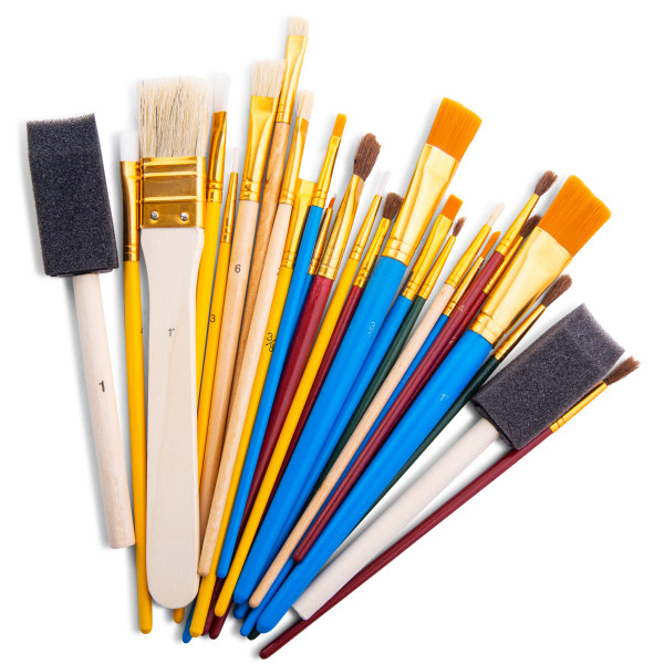 Mixed Media Paintbrushes 25-Count