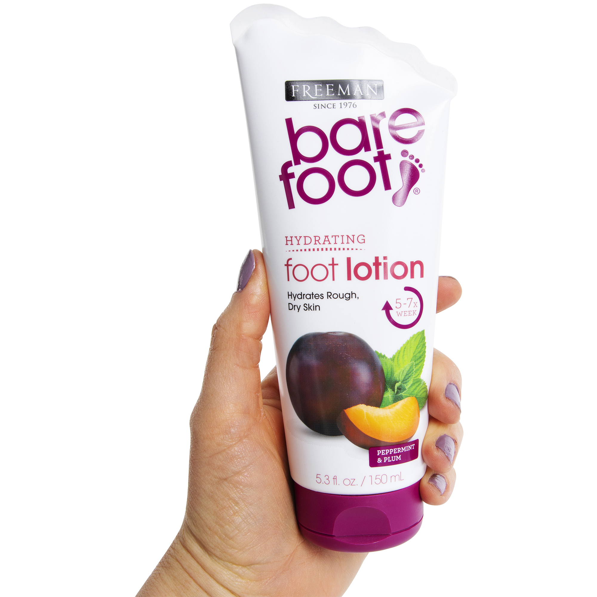 Freeman® Bare Foot® Peppermint & Plum Hydrating Foot Lotion 5.3oz
