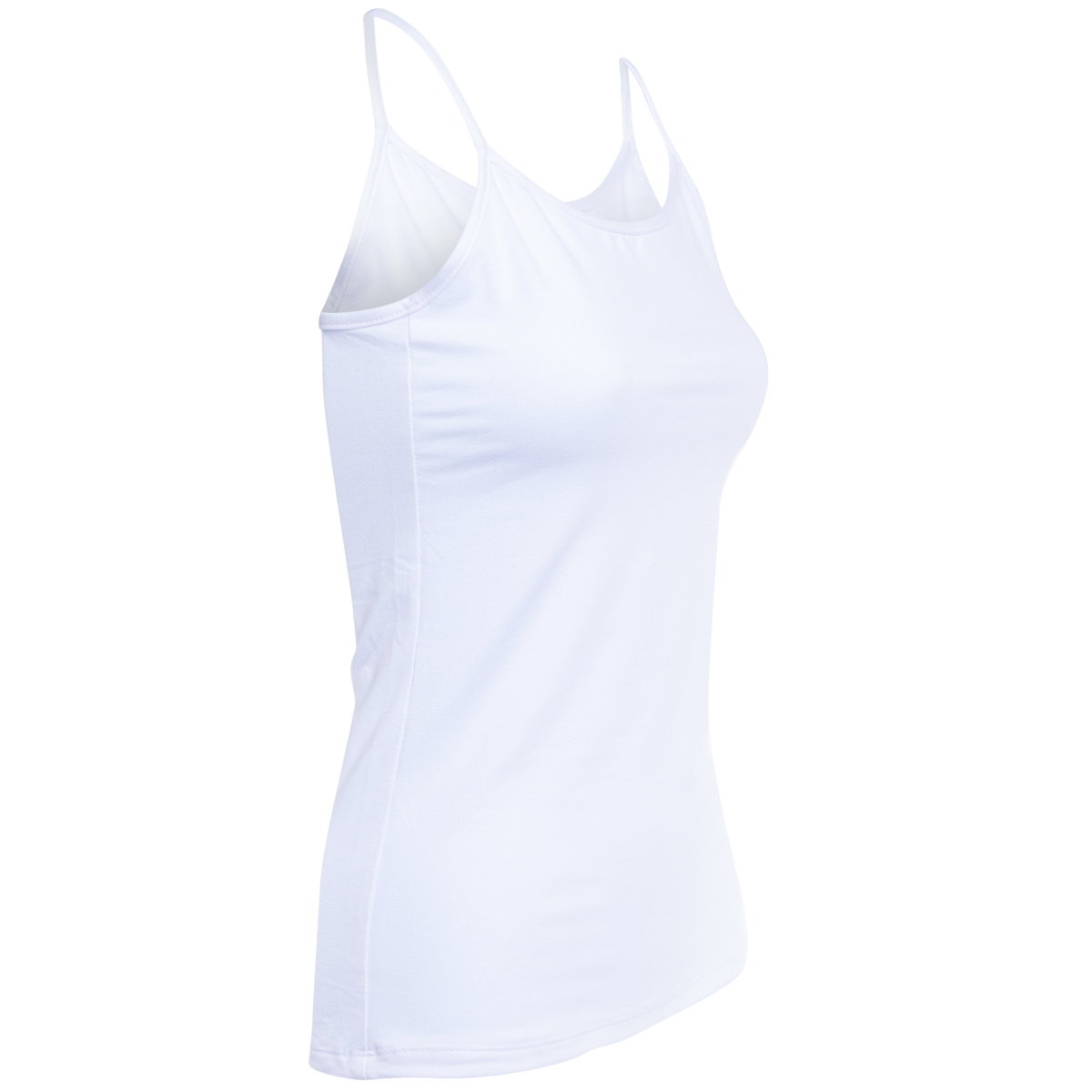 Juniors White Camisole Tank Top