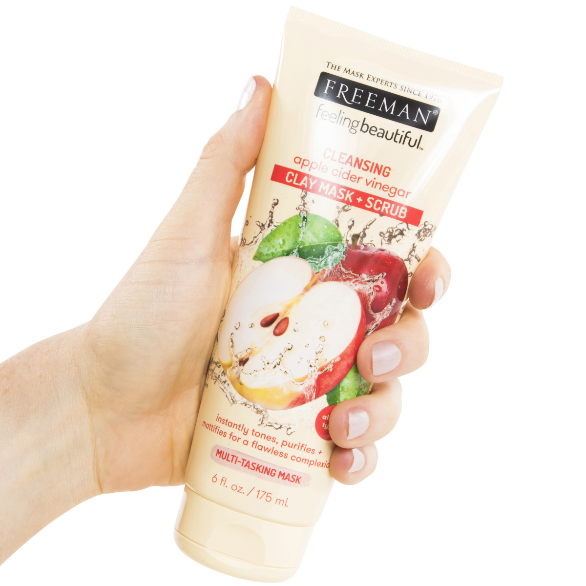 Freeman® Feeling Beautiful™ Cleansing Apple Cider Vinegar Clay Mask + Scrub