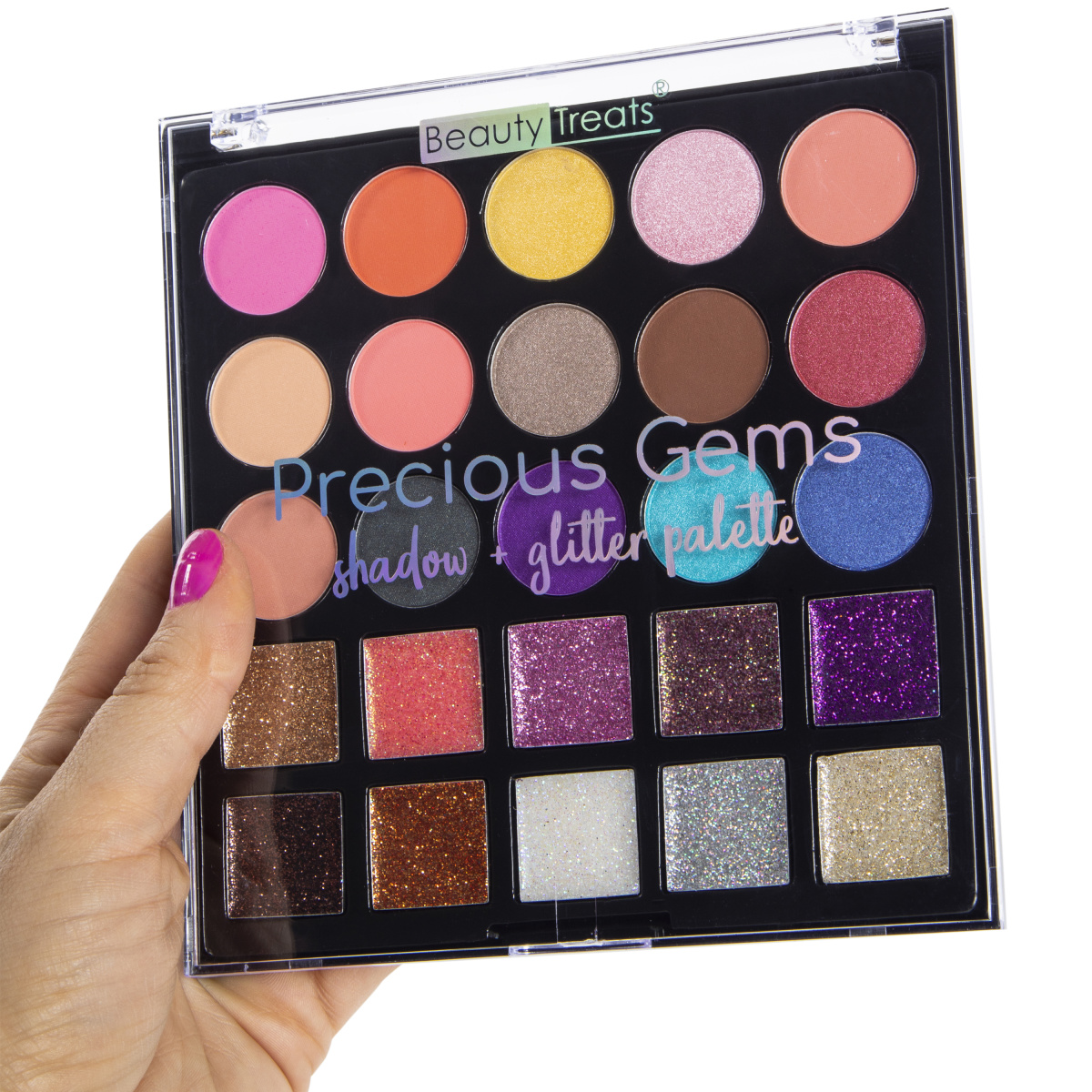 Beauty Treats® 15 Eyeshadow & 10 Glitter Makeup Set