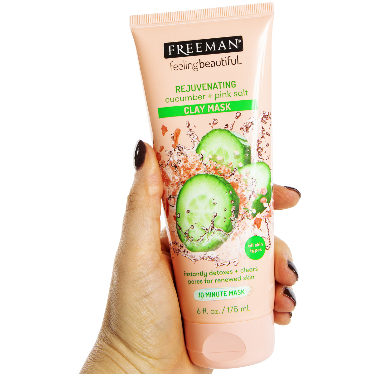 Freeman® Feeling Beautiful™ Rejuvenating Cucumber + Pink Salt Clay Mask