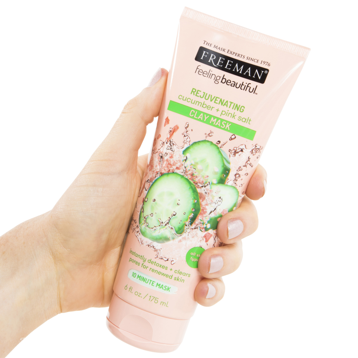 Freeman® Feeling Beautiful™ Rejuvenating Cucumber + Pink Salt Clay Mask