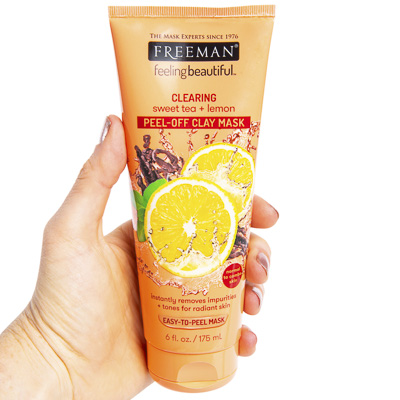 Freeman® Feeling Beautiful™ Clearing Sweet Tea + Lemon Peel-Off Clay Mask 6oz
