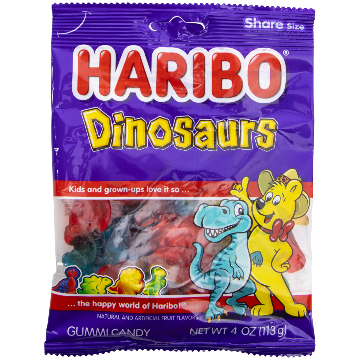 Haribo® Dinosaurs Gummi Candy 4oz Bag