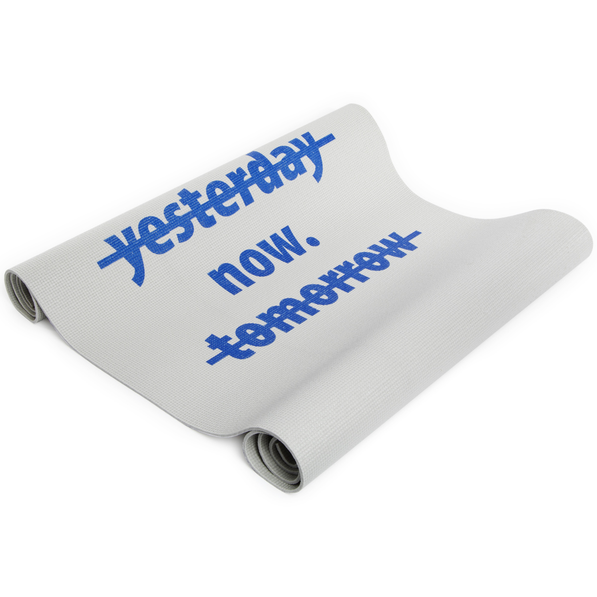 Series-8 Fitness™ 5Mm Thick  Designer Yoga Mat 24in x 68in - 'Now' Gray