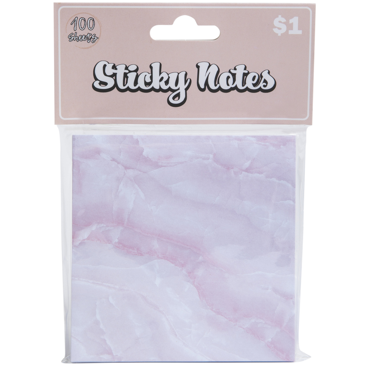 Marble Sticky Notes 100-Sheets