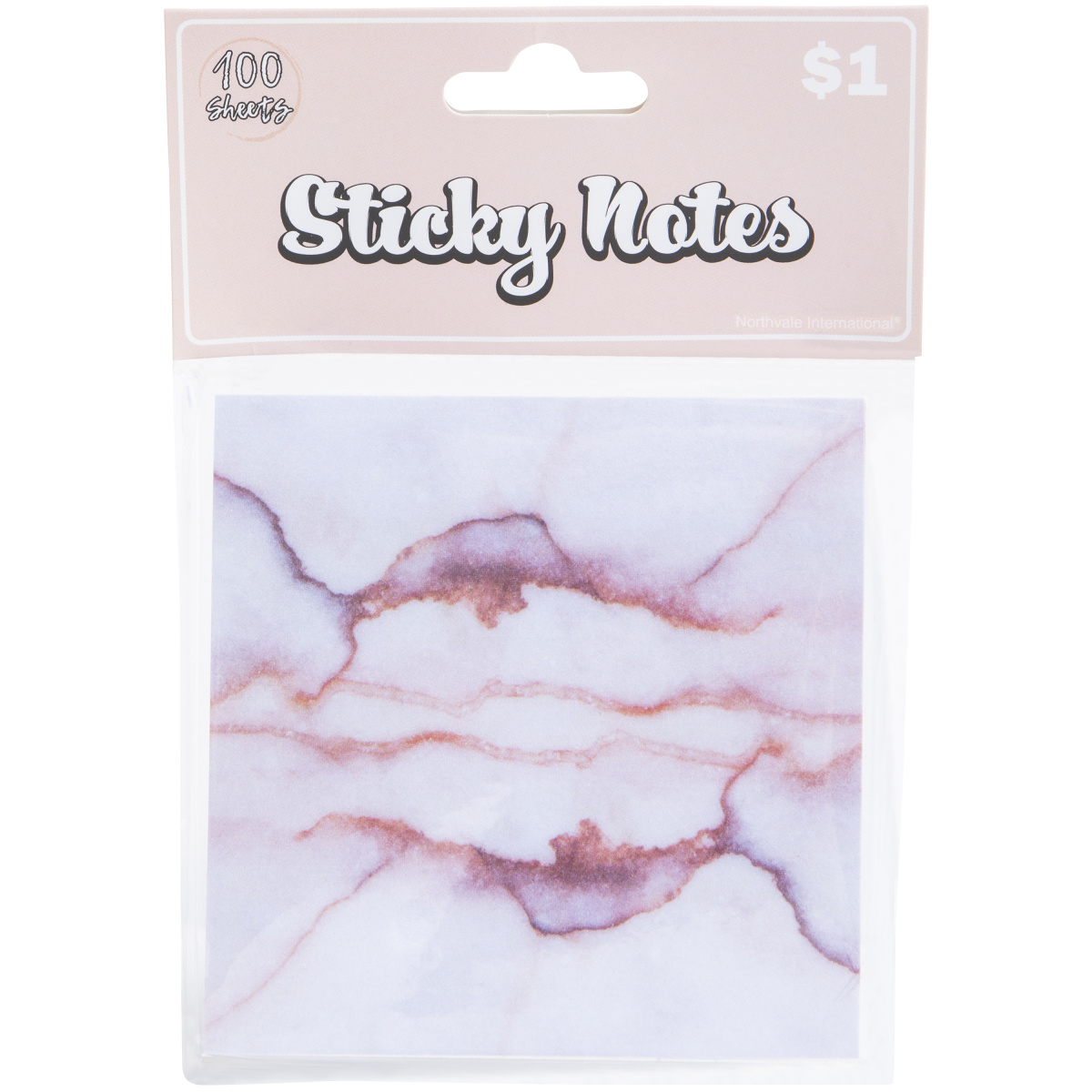Marble Sticky Notes 100-Sheets