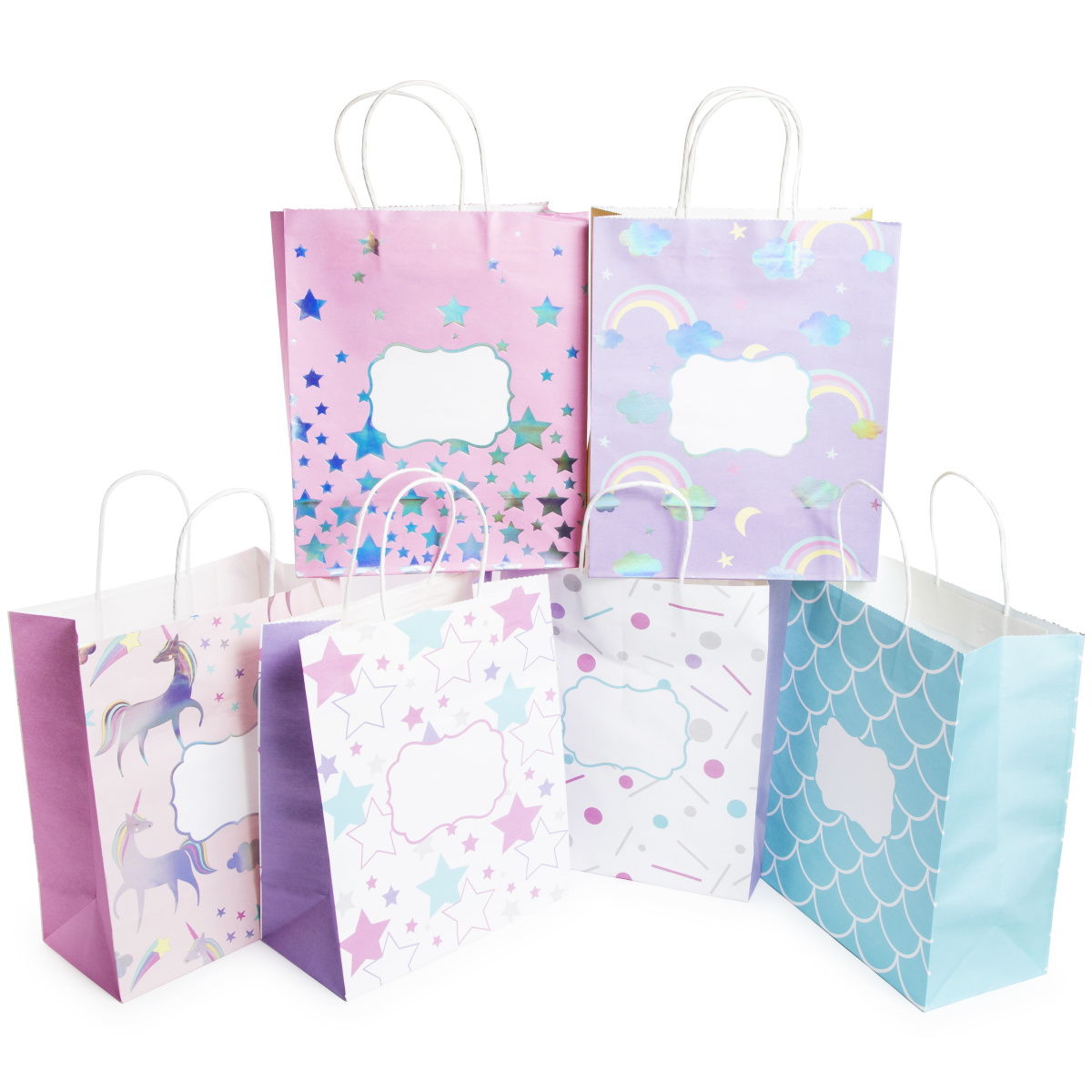 Magical Gift Bags 6-Pack, 13in x 10.5in