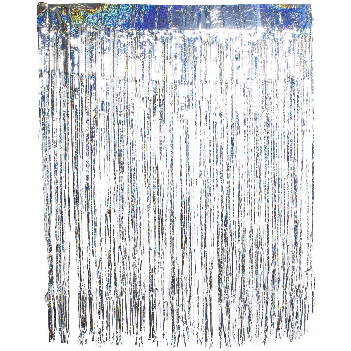 Mylar Silver Shimmer Party Backdrop 48in x 60in