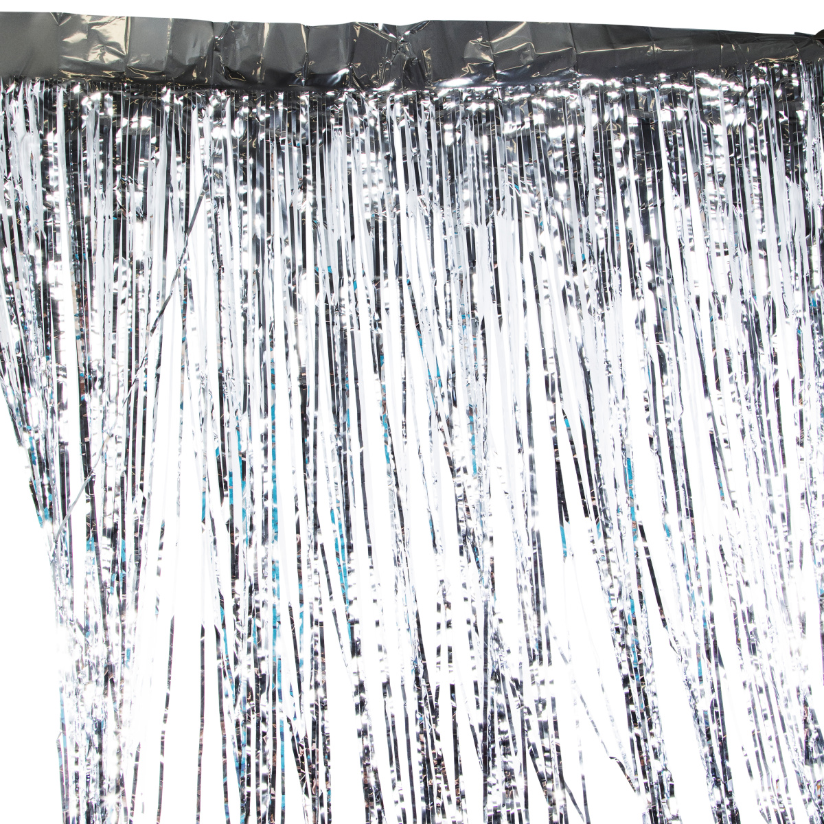 Mylar Silver Party Backdrop 48in x 60in