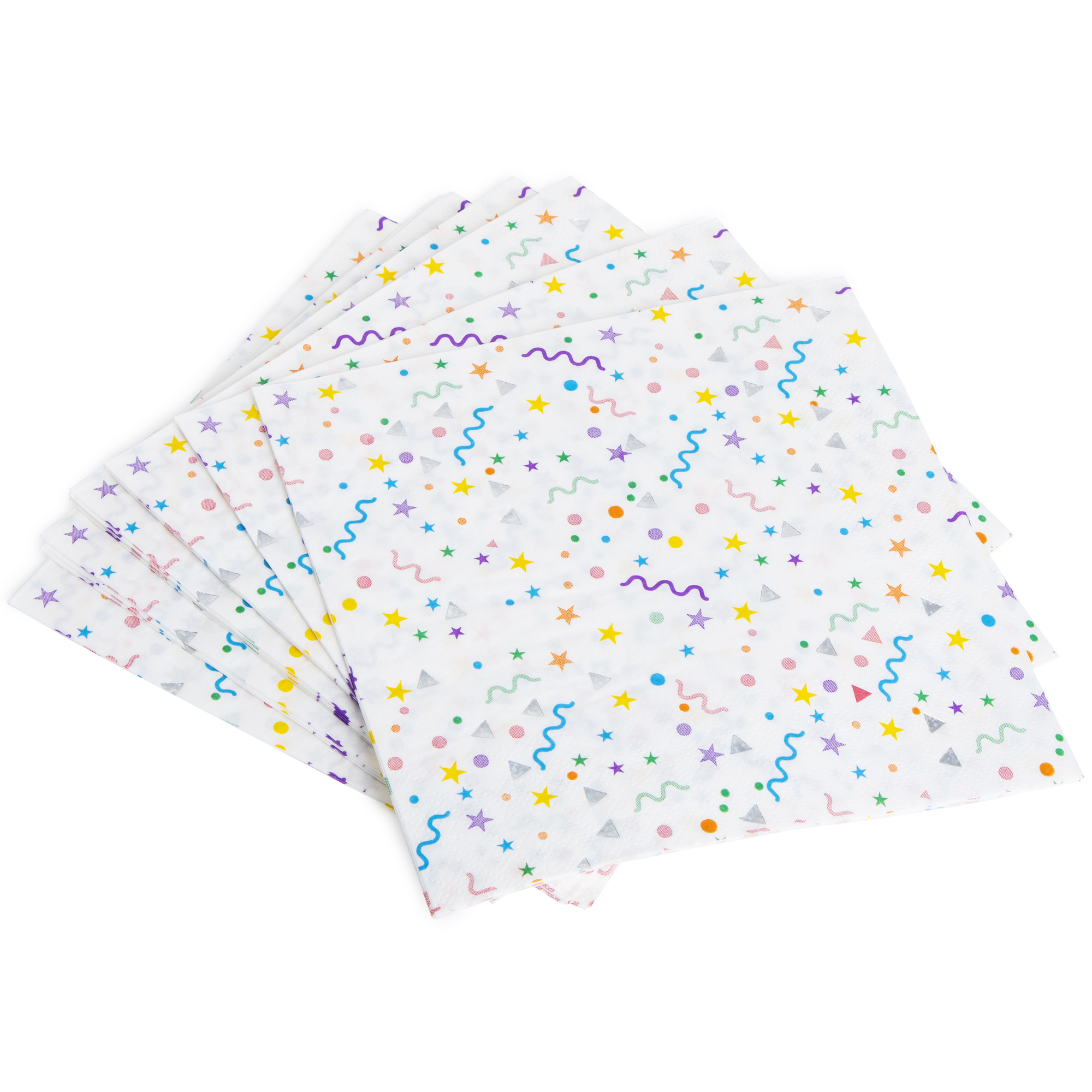Confetti Foil Napkins 18-Count