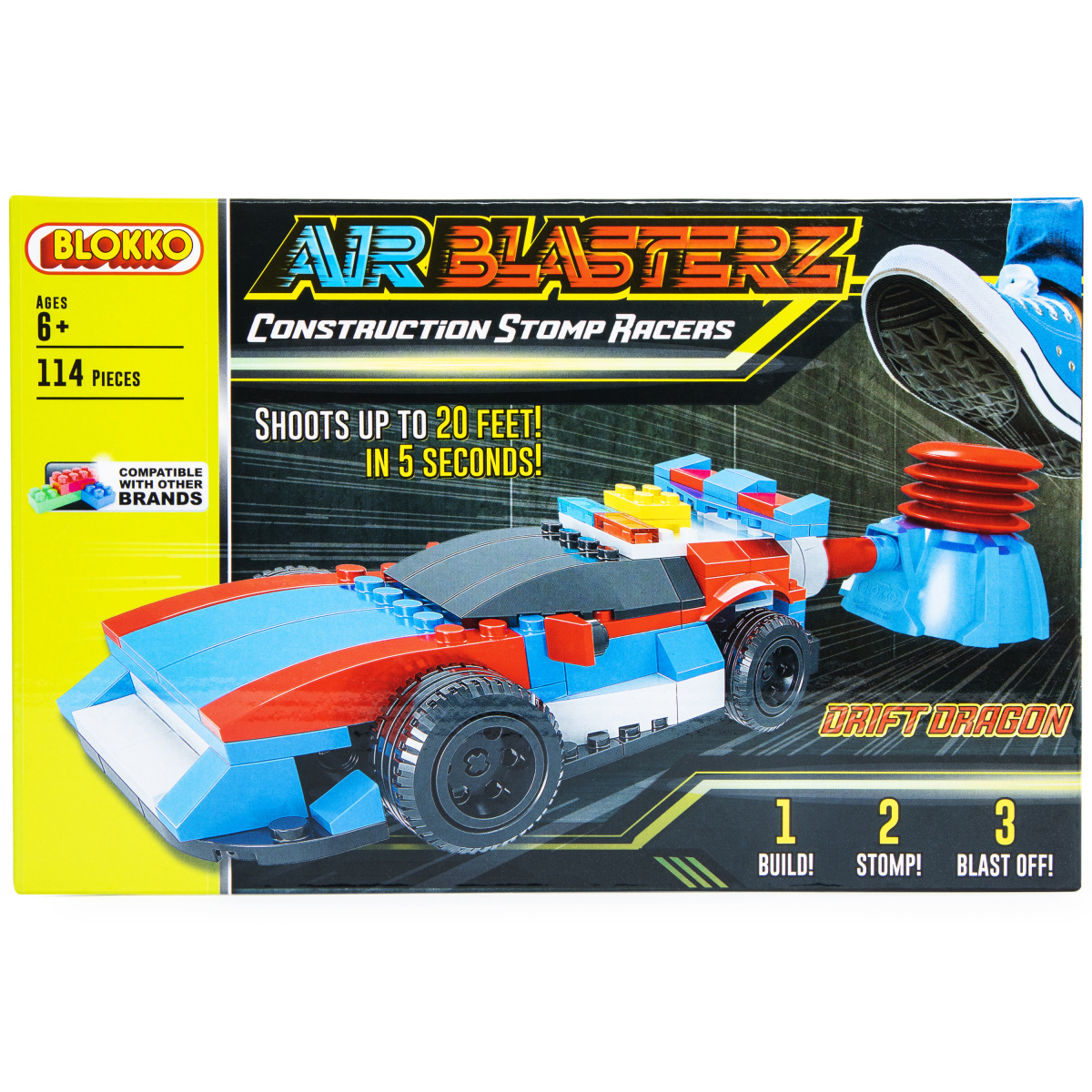 Air Blasterz Construction Stomp Racers