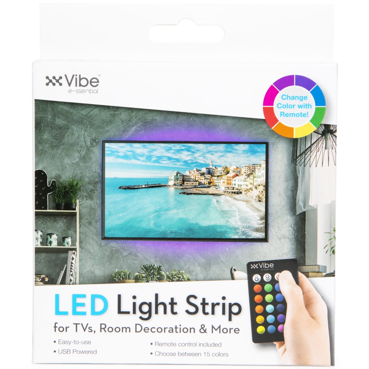 LED Multicolor Light Strip 3ft Long