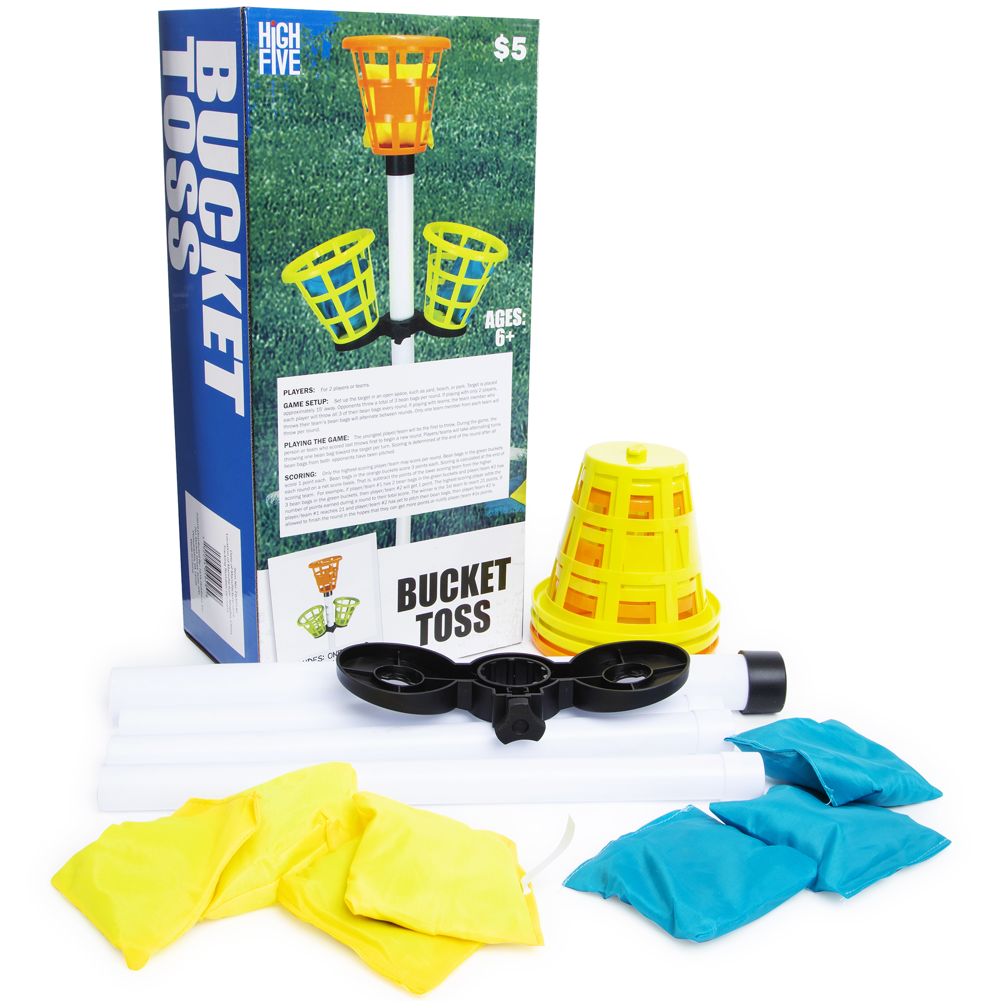 Bean Bag Bucket Toss Outdoor Game