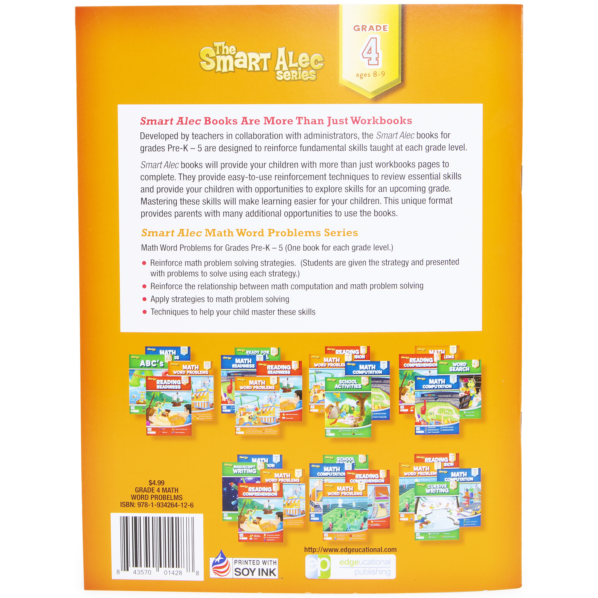The Smart Alec Series™ Math Word Problems Workbook