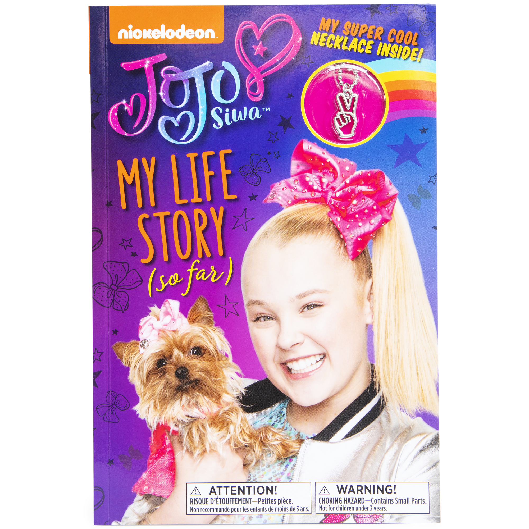 Jojo Siwa™ My Life Story (So Far) Autobiography Book & Necklace Set