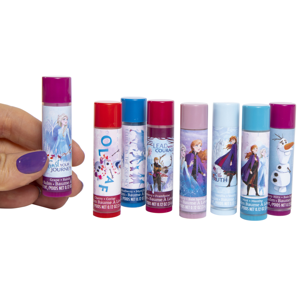 Disney Frozen 2 Flavored Lip Balm 8-Piece Set