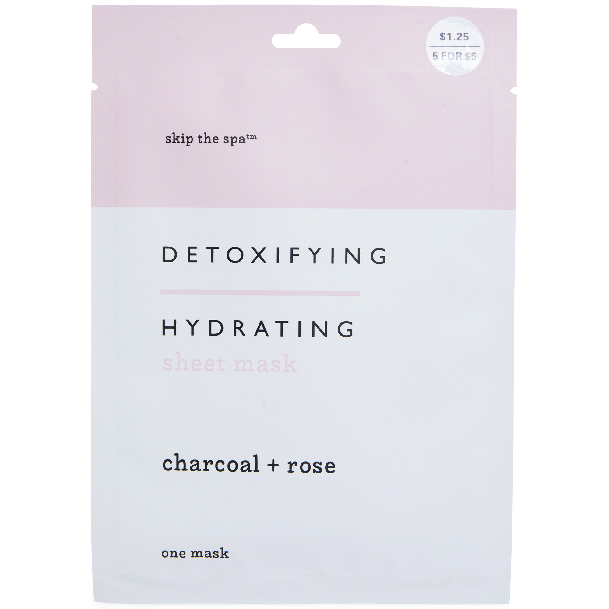 Charcoal & Rose Sheet Mask