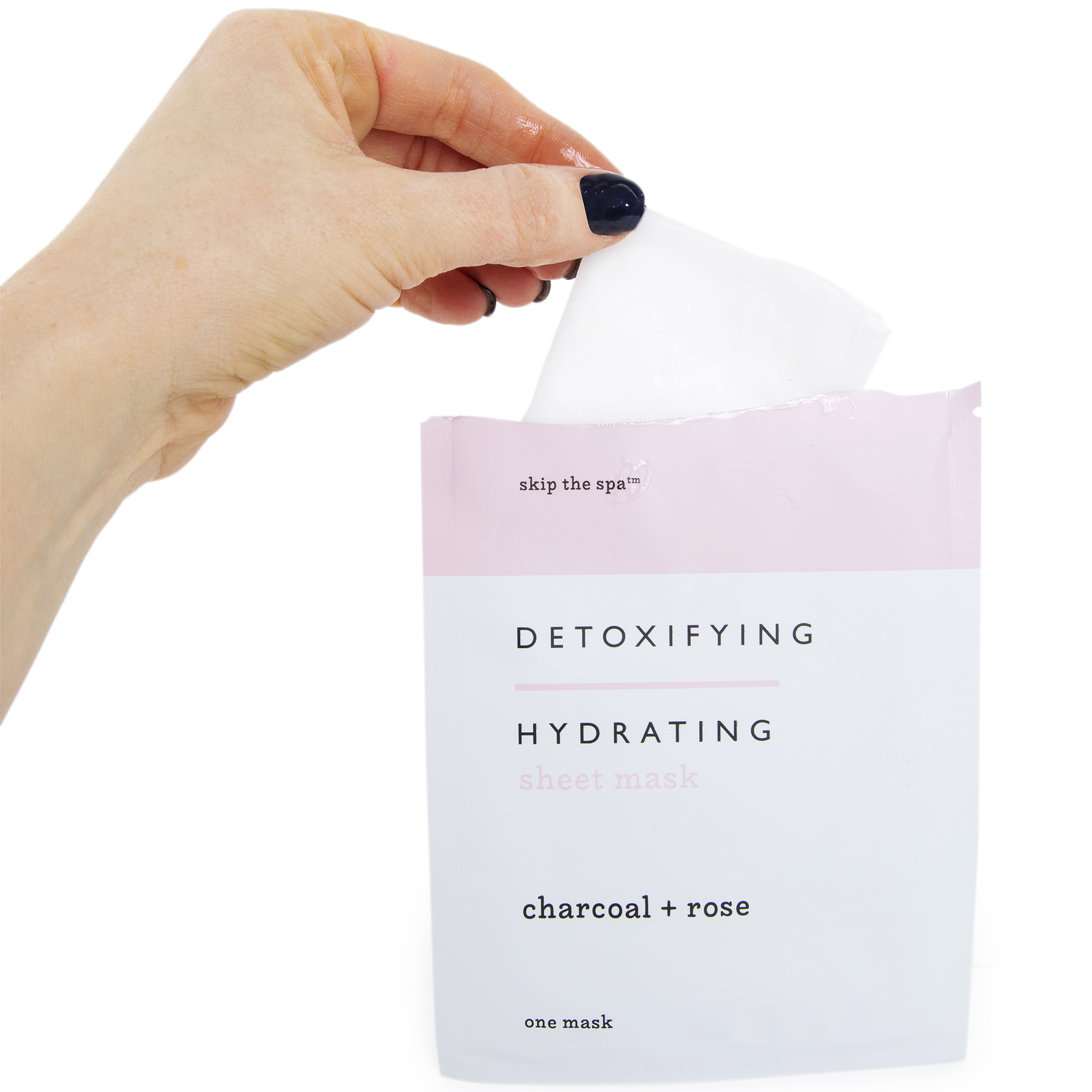 Charcoal & Rose Sheet Mask