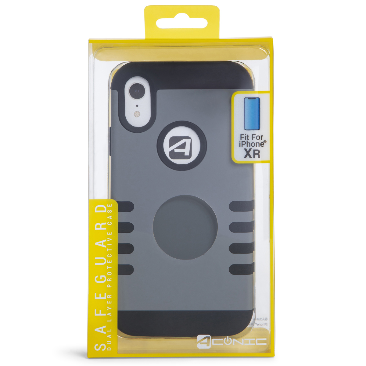 iPhone Xr® Safeguard Dual Layer Case - Gray