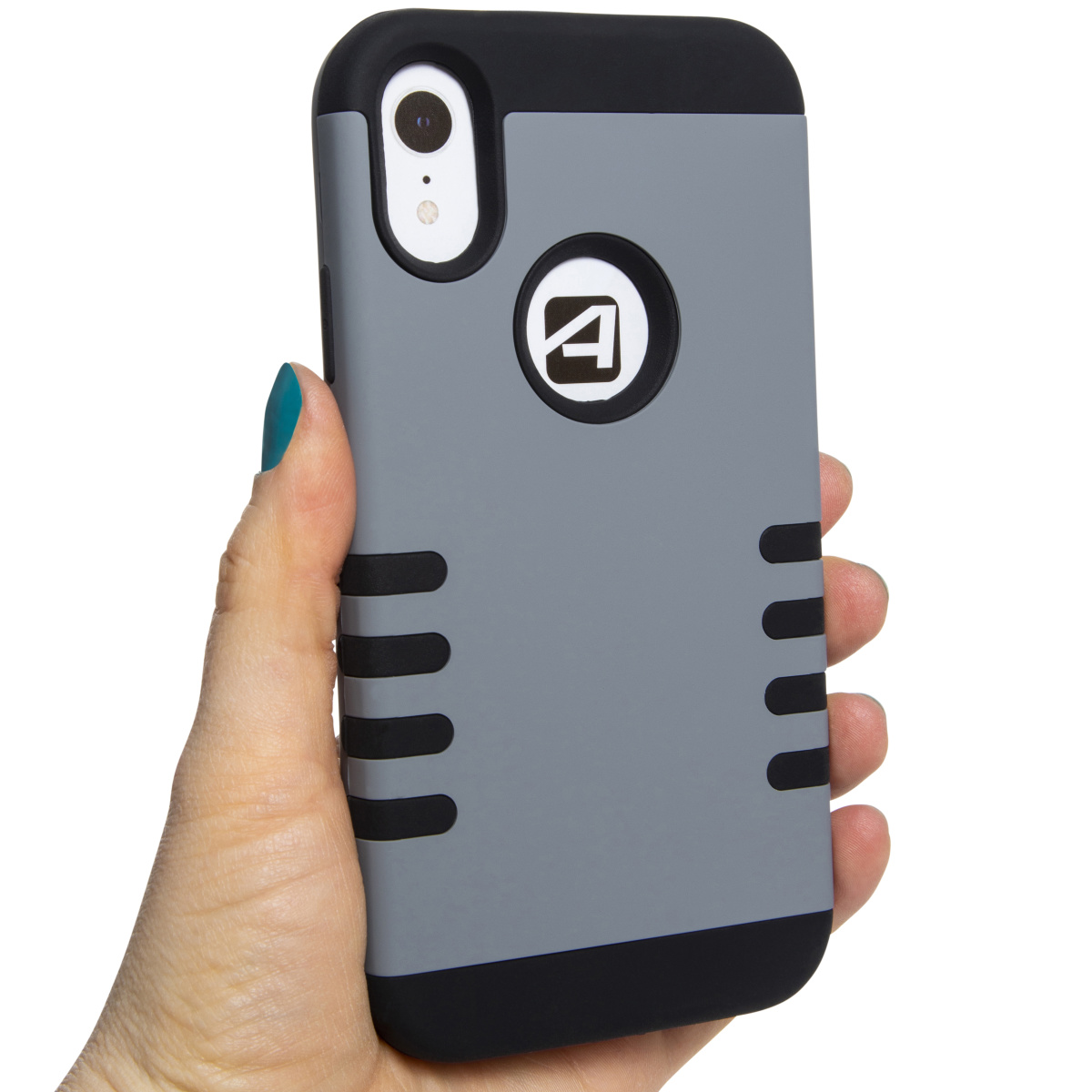 iPhone Xr® Safeguard Dual Layer Case - Gray