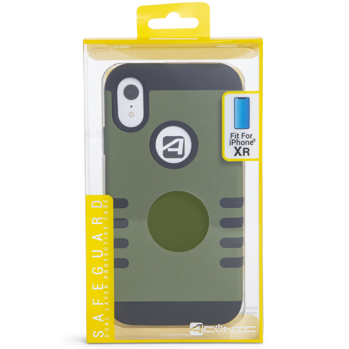 iPhone Xr® Safeguard Dual Layer Case - Olive Green