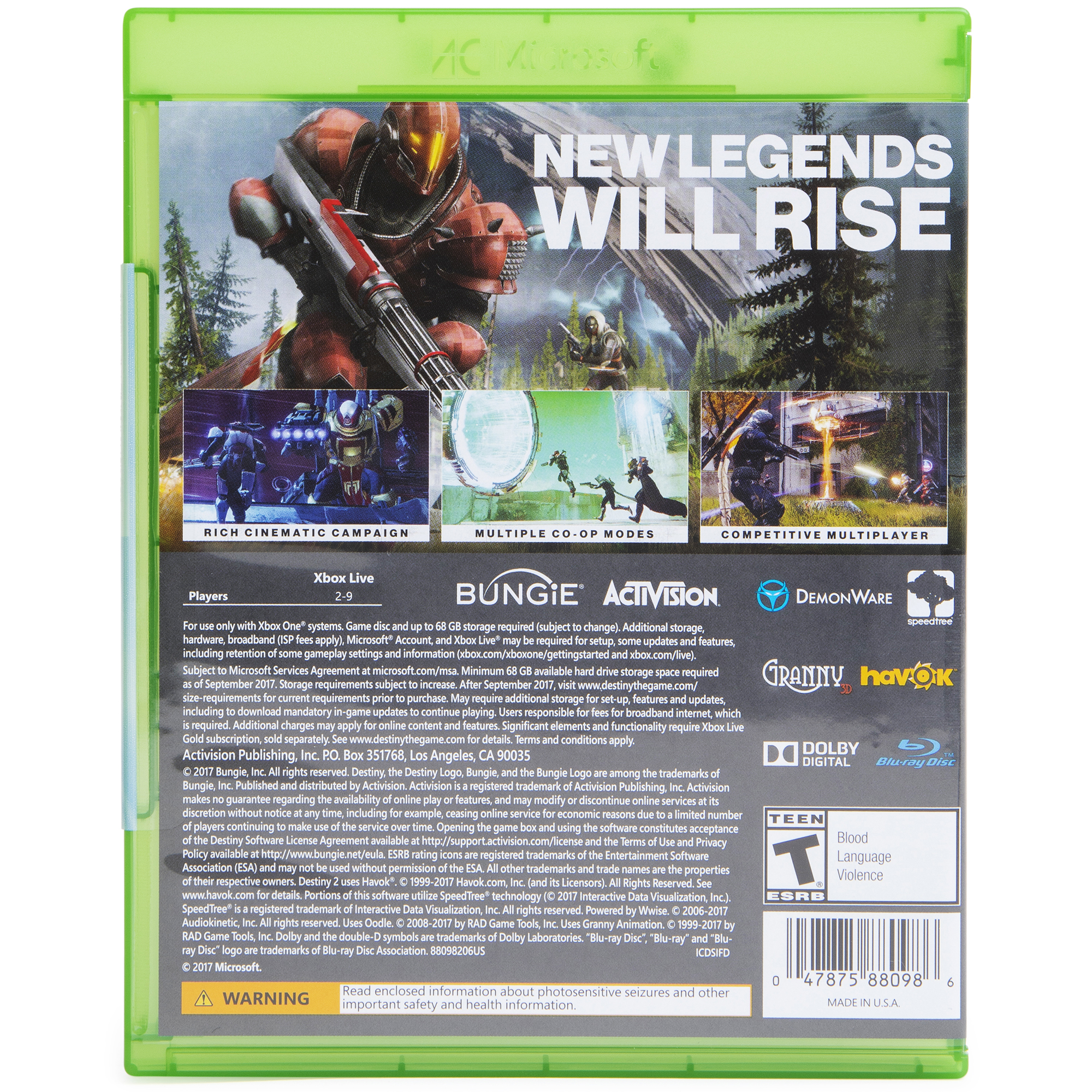 Destiny 2® For Xbox One® Video Game