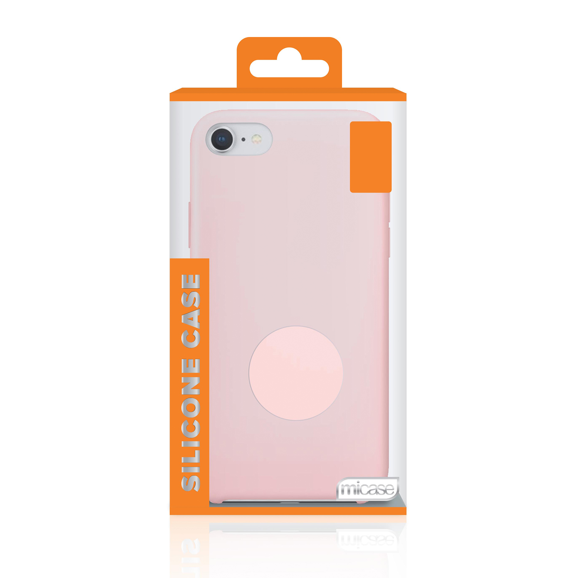 iPhone Se®/8®/7®/6® Silicone Phone Case - Blush Pink