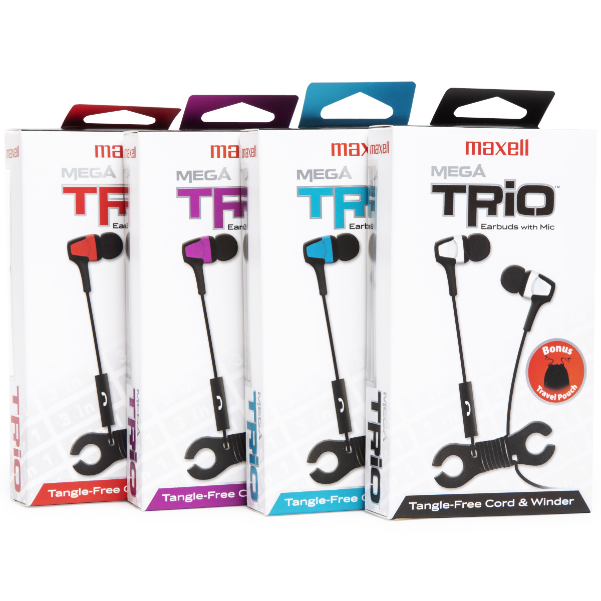 Mega Trio™ Earbuds With Mic Set