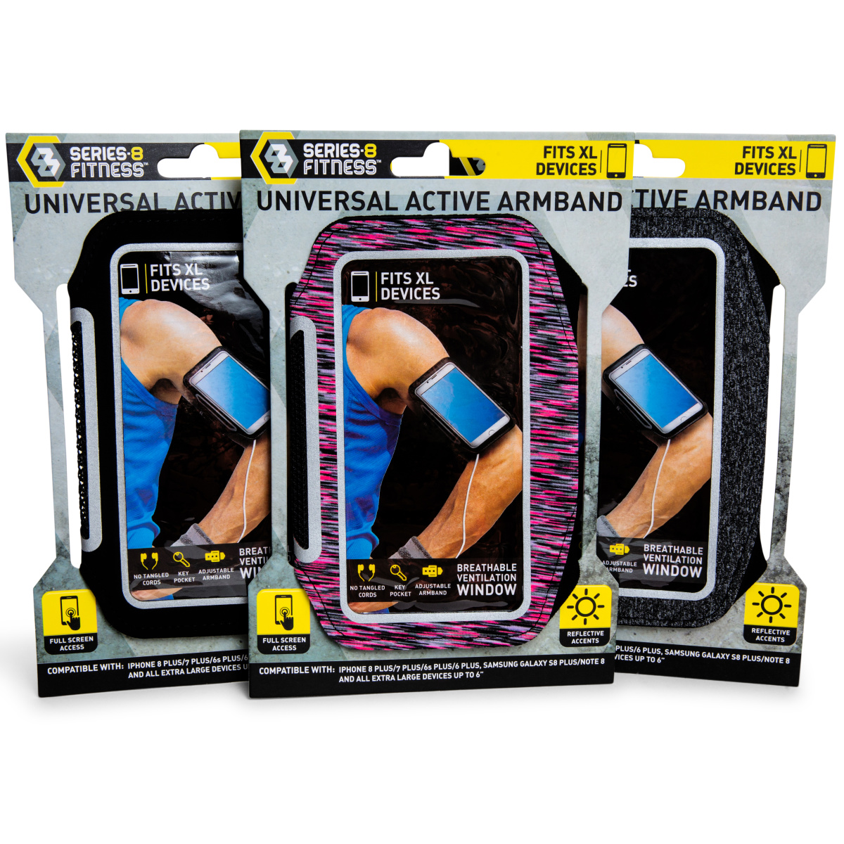 Series-8 Fitness™ Universal Active Armband For Extra-Large Devices