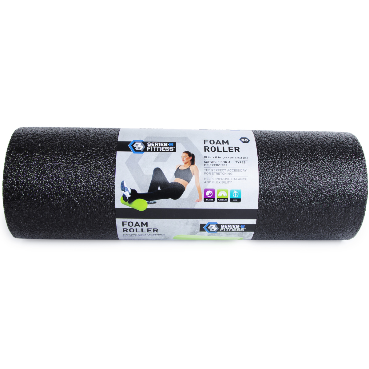 Series-8 Fitness™ Foam Roller 18in x 6in
