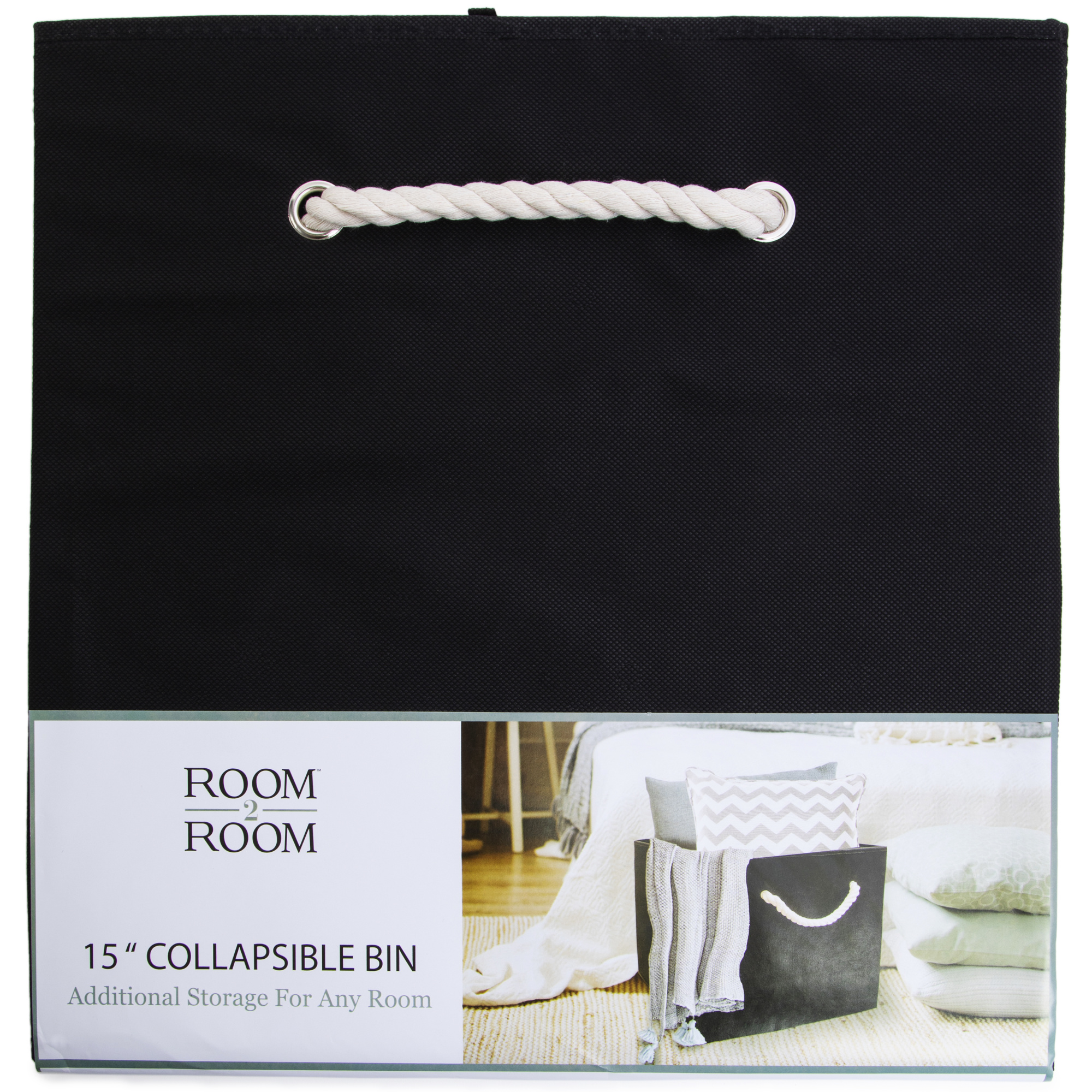 Large Collapsible Storage Bin 15in x