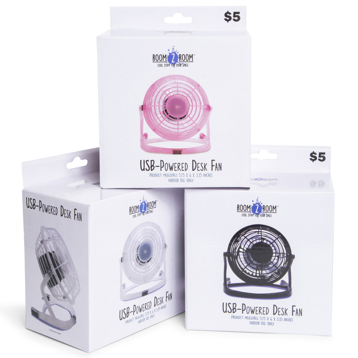 USB-Powered Desk Fan