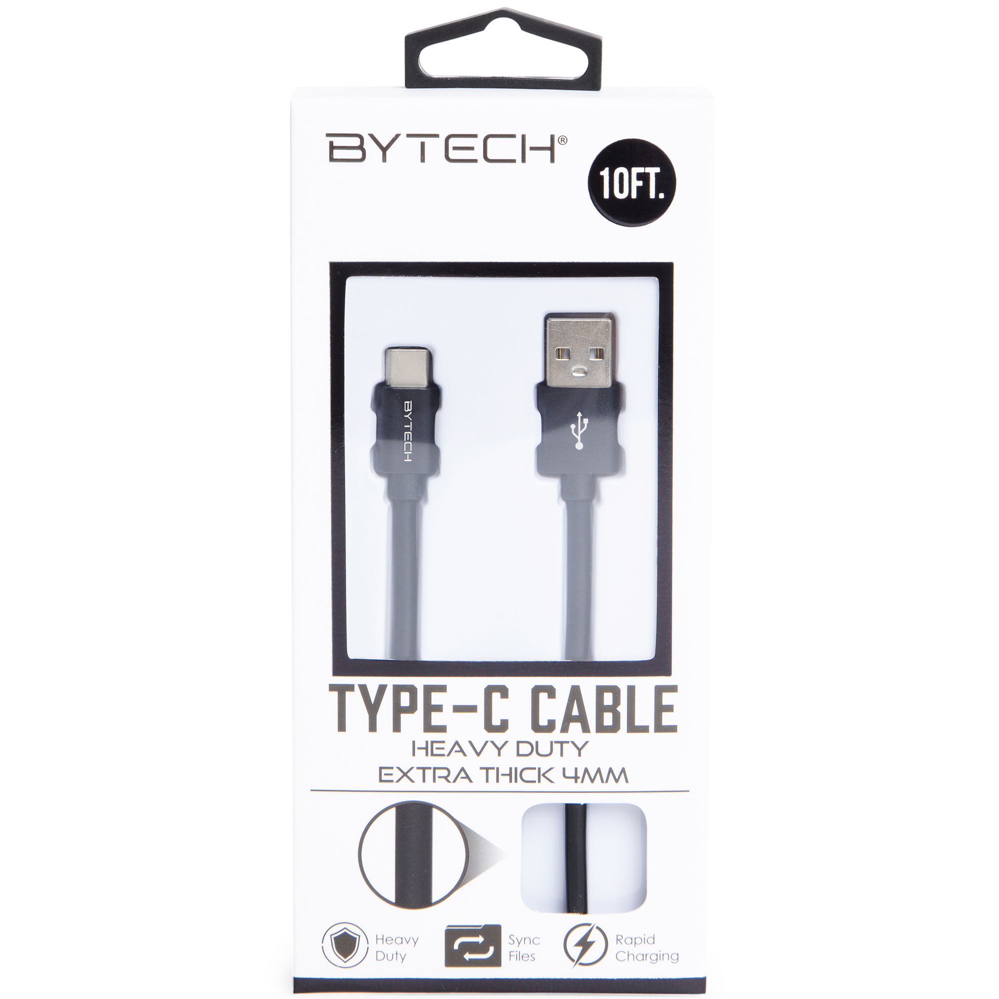 Heavy Duty USB-C Cable 10ft