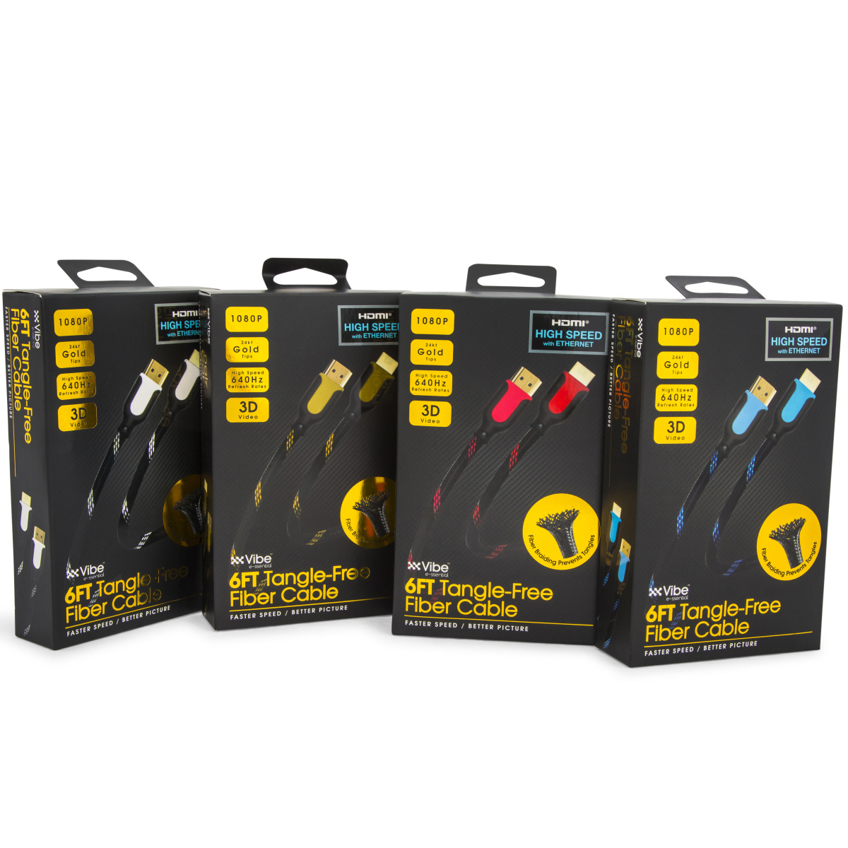6ft Hdmi Tangle-Free Fiber Cable