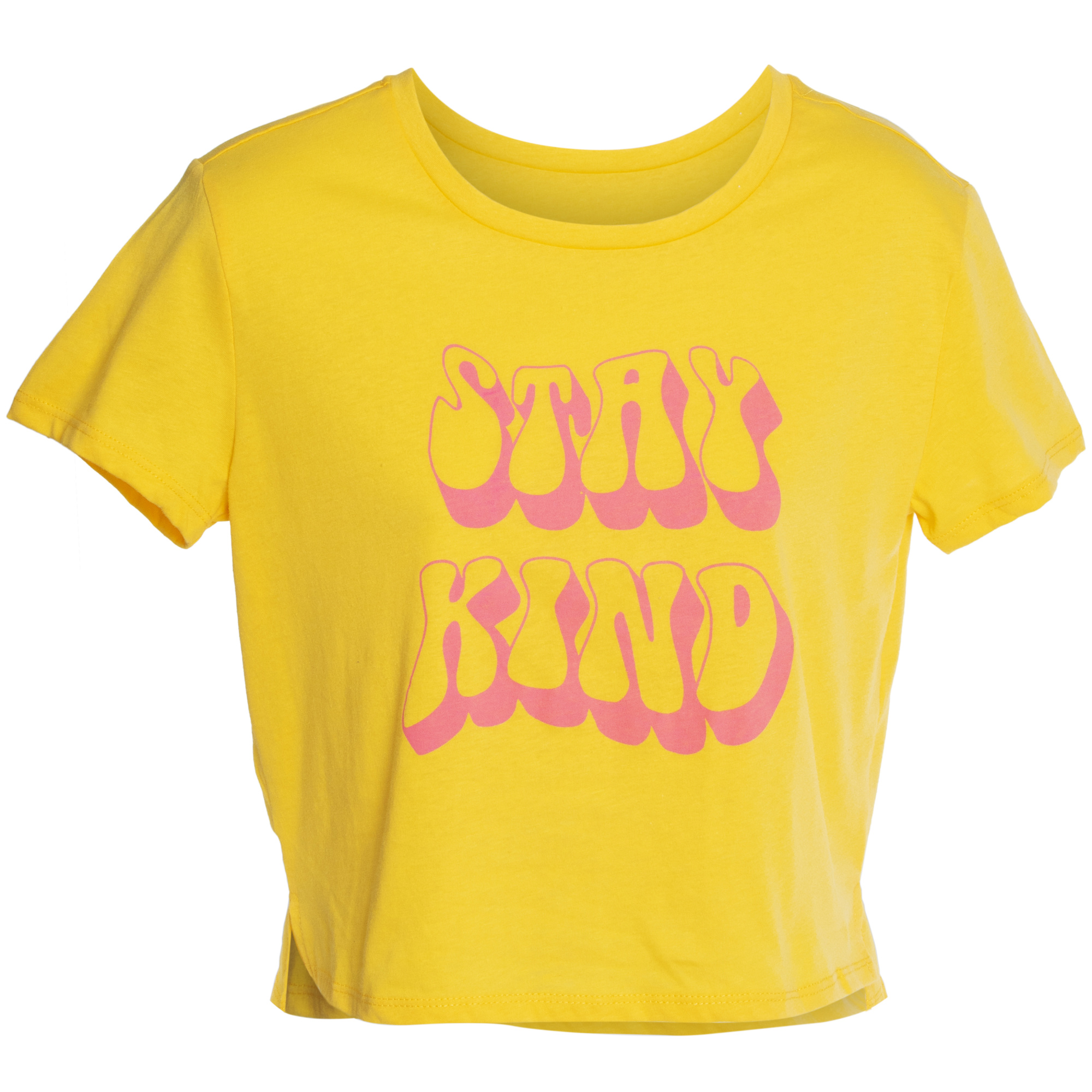 Juniors 'stay Kind' Cropped Graphic Tee