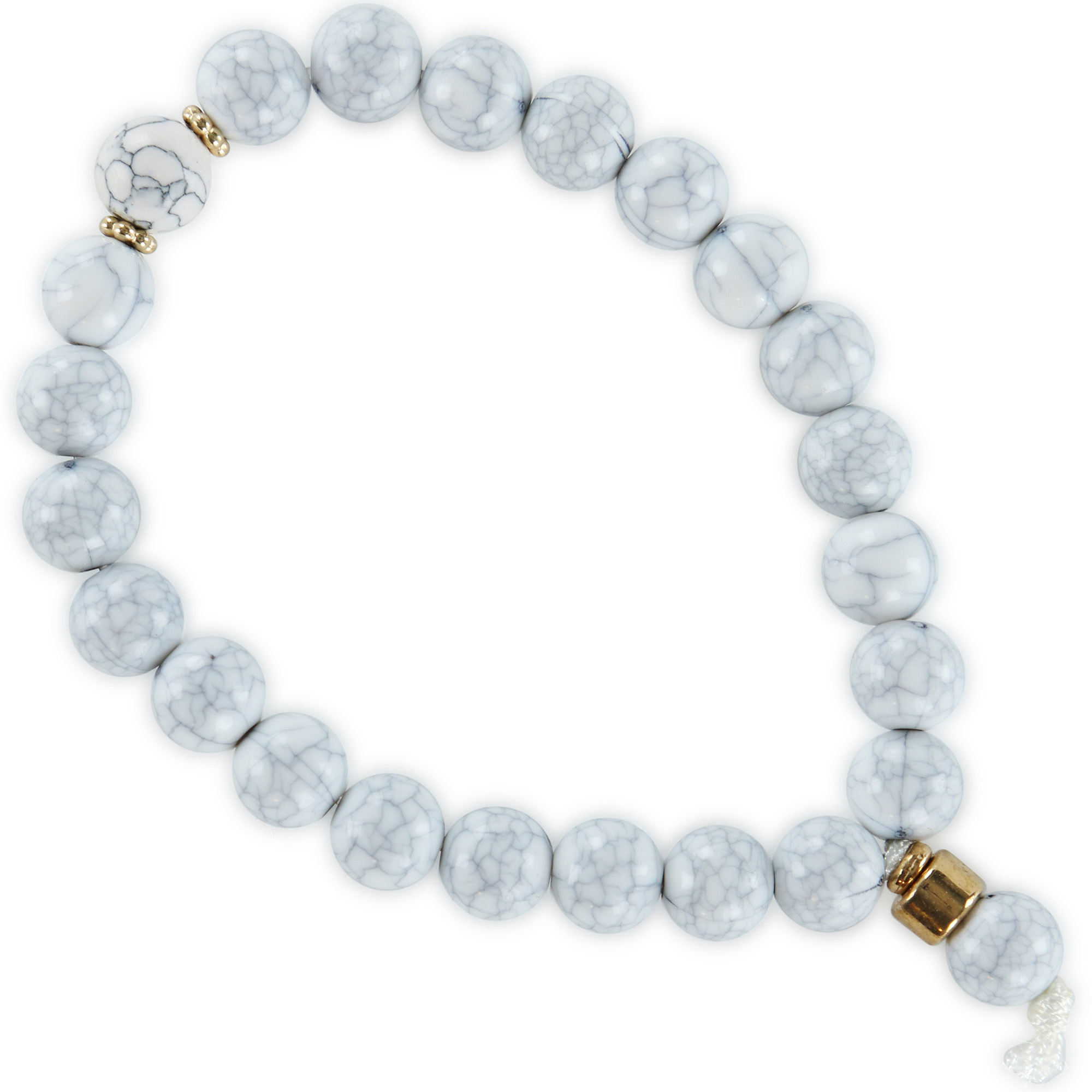 Howlite Beaded Bracelet