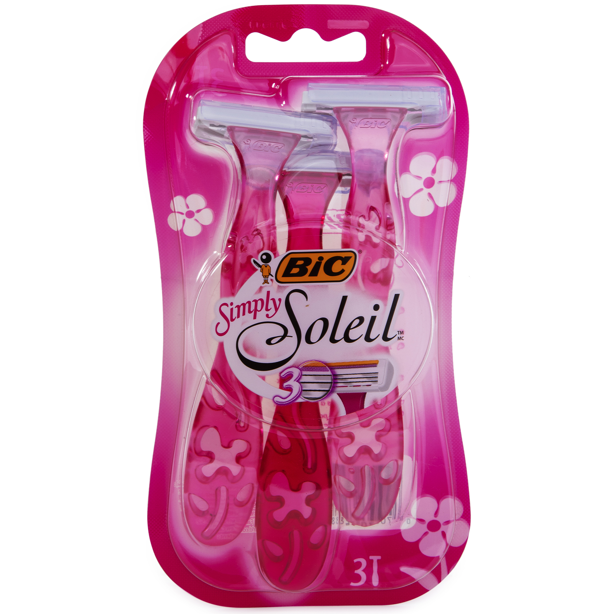 Bic® Simply Soleil 3-Blade Disposable Razors For Women 3-Pack
