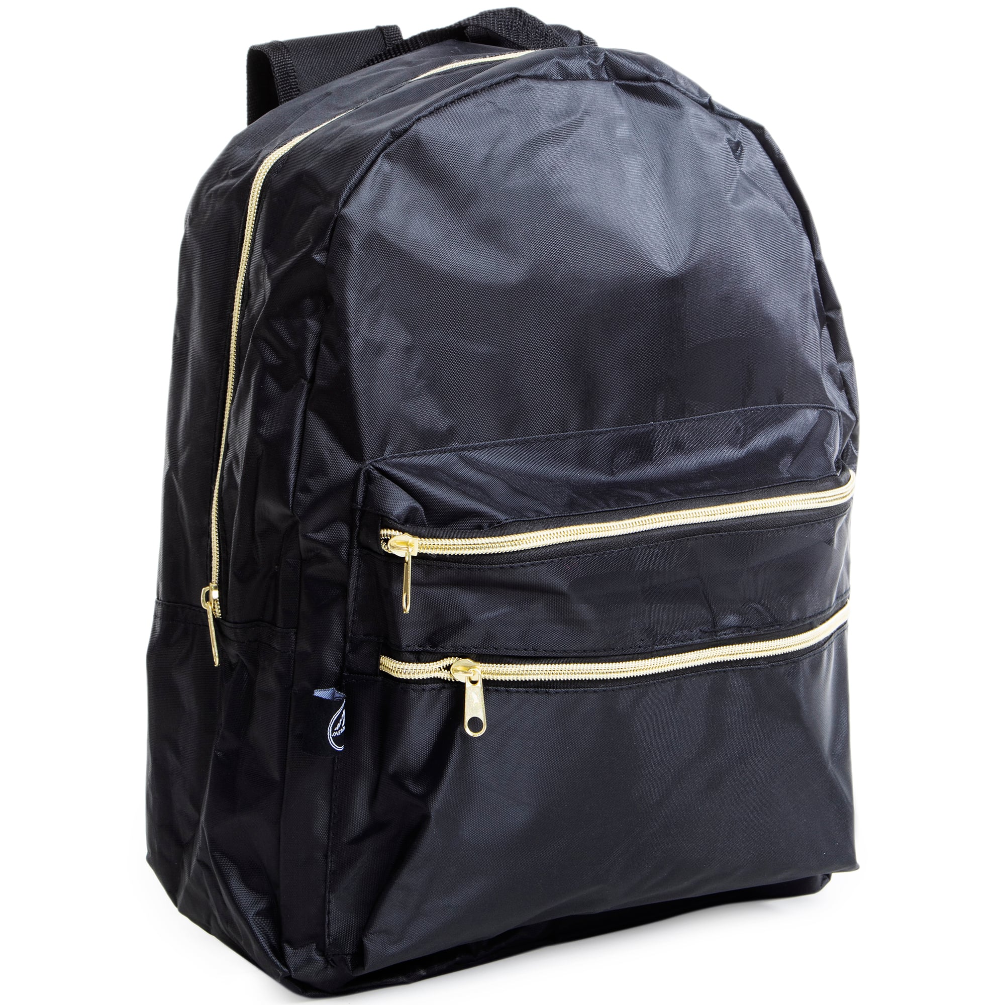 Double Front Zipper Pocket Backpack 16in