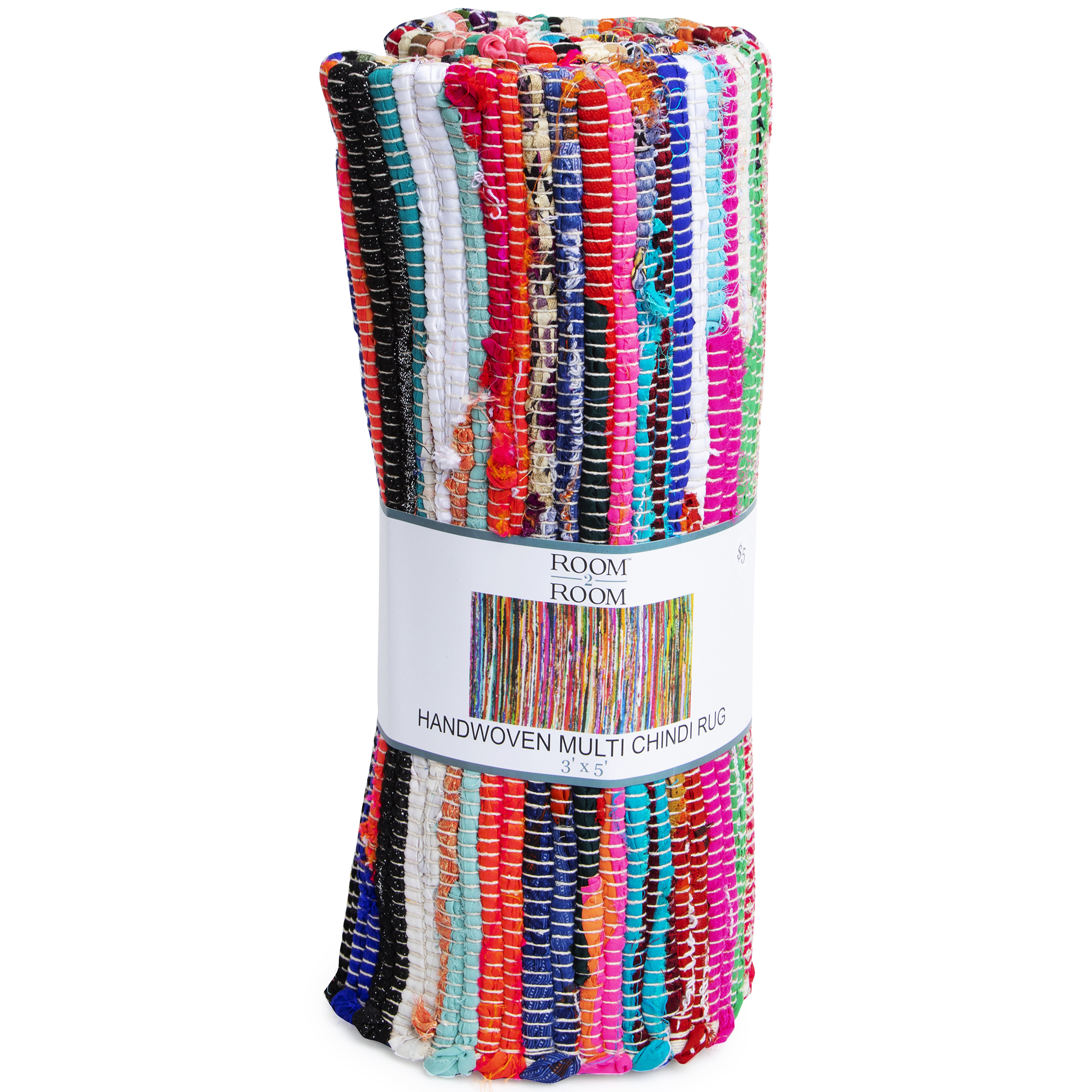 Handwoven Chindi Rug 3ft x 5ft