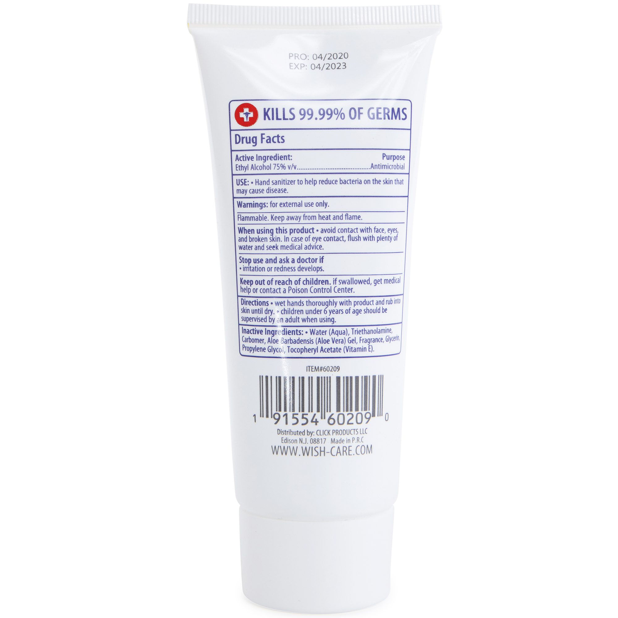 Wish Advanced Hand Sanitizer 3.38oz