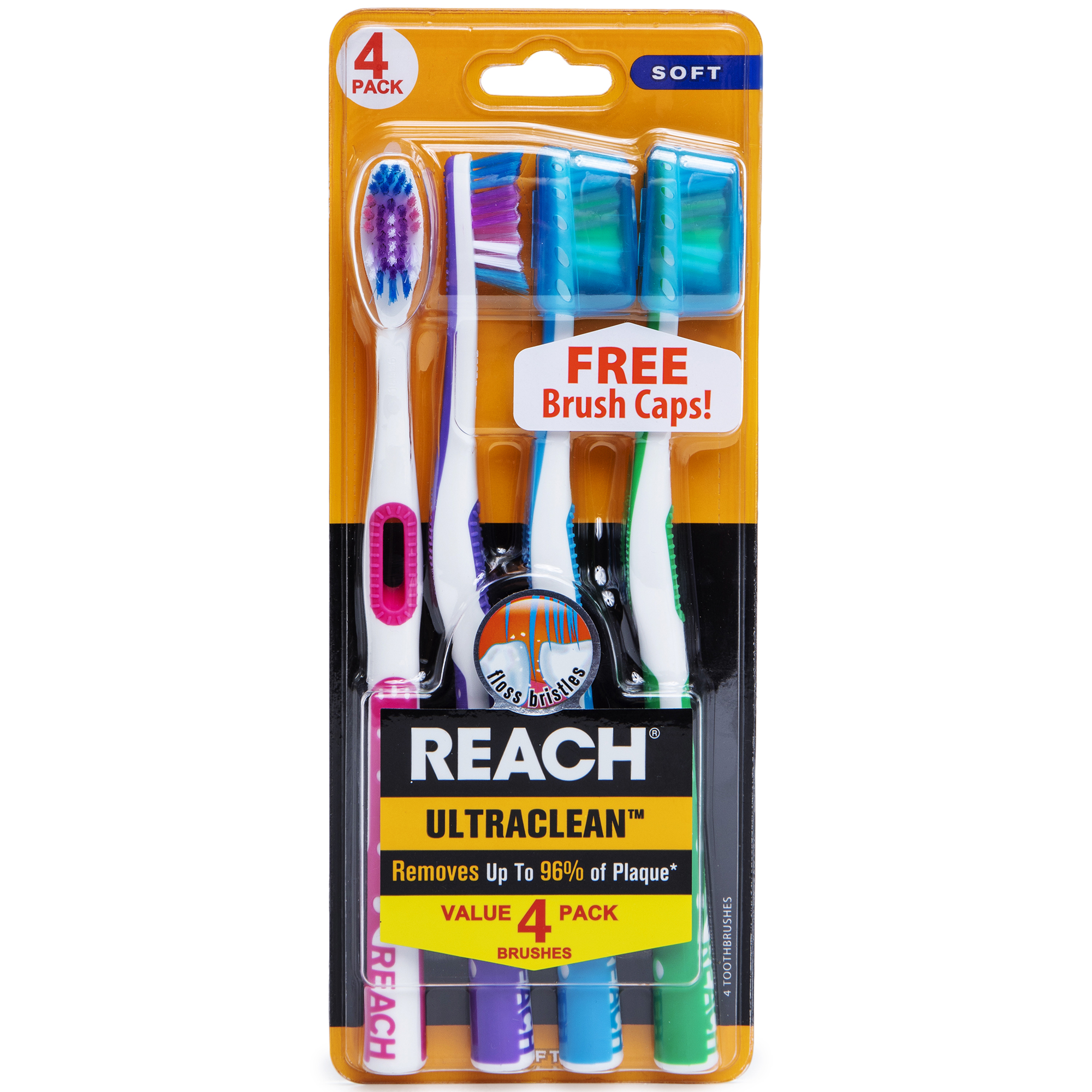 Reach® Ultraclean™ Toothbrushes 4-Count