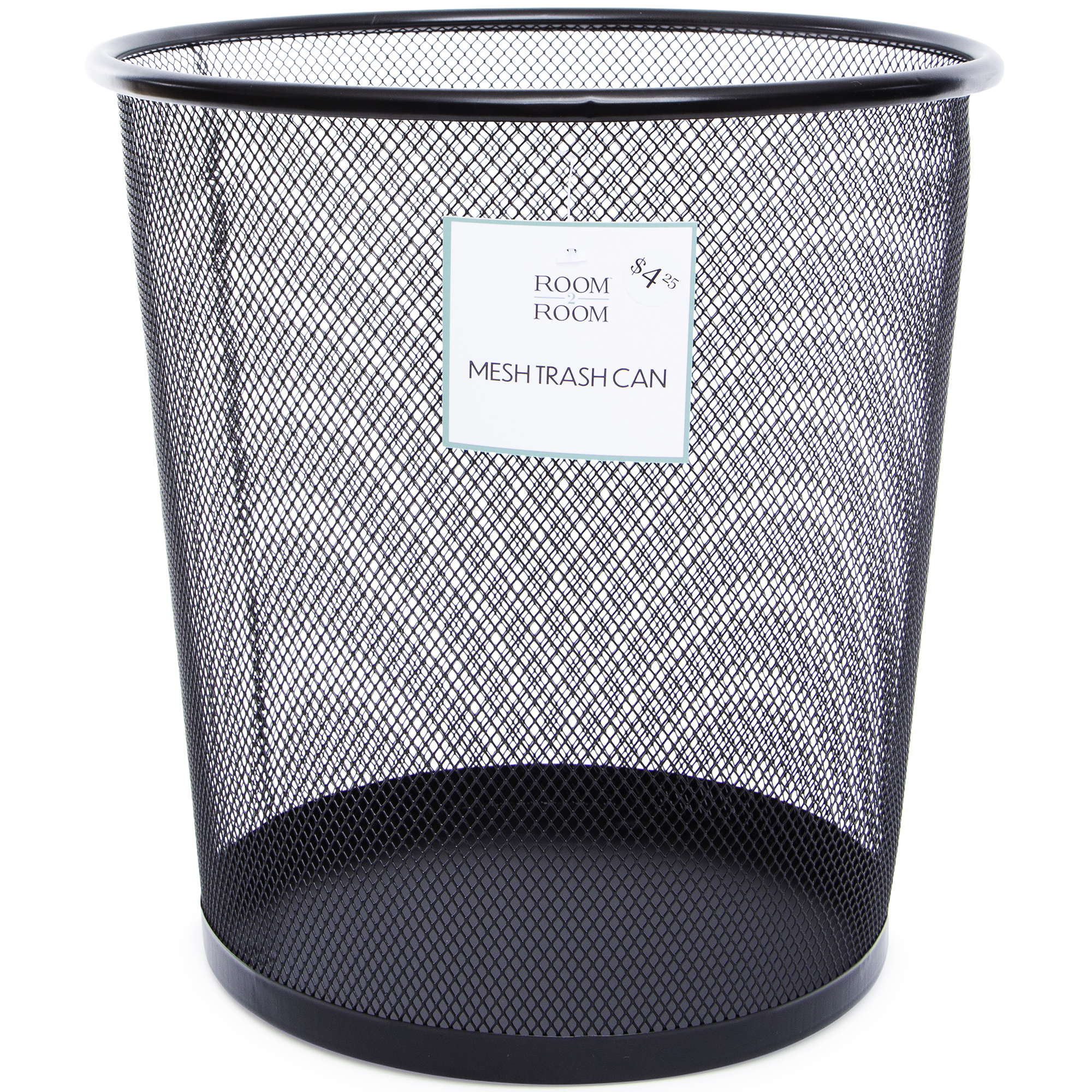 Metal Mesh Trash Can 10in x 11in